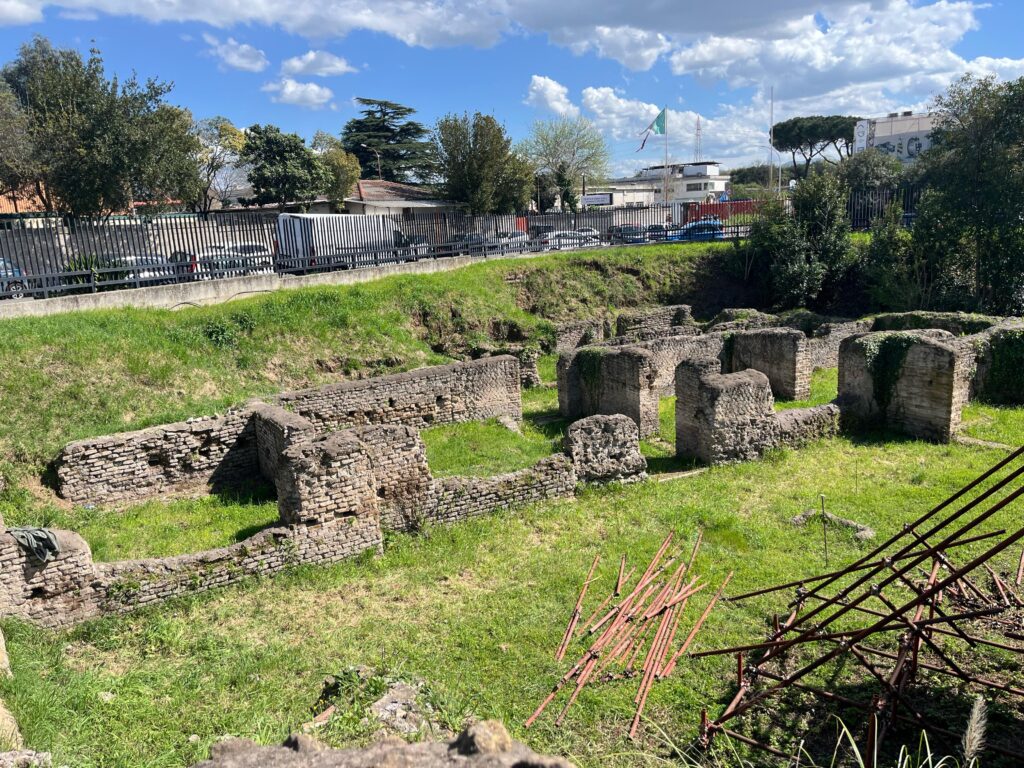 LA VILLA E LE TERME DI VIA CARCIANO [INTRA OPERAM]