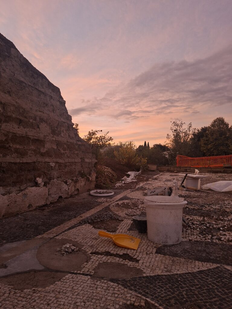 LA VILLA E LE TERME DI VIA CARCIANO [INTRA OPERAM]