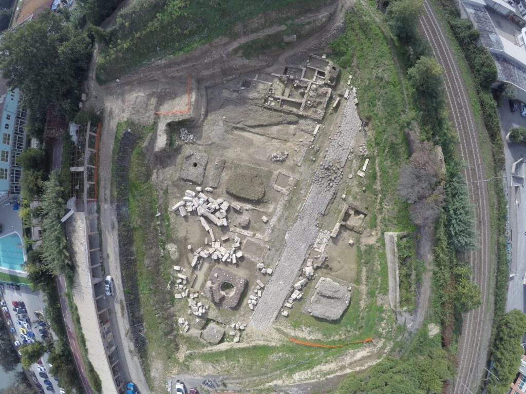 MAUSOLEO MARCO MACRINO E AREA FUNERARIA V MIGLIO  [ANTE OPERAM]