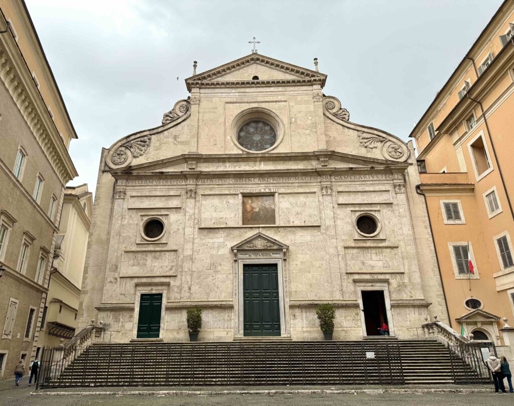 CHIESA DI SANT'AGOSTINO IN CAMPO MARZIO [INTRA OPERAM]